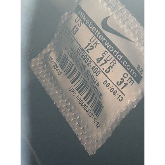 Nike Air Force 1 Low Downtown Dark Obsidian 579962-400 Size 13 - Picture 11 of 11